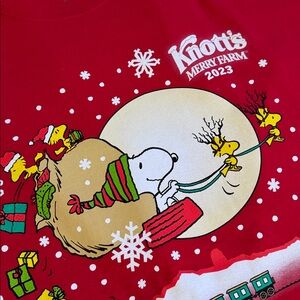 Snoopy Knotts Merry Christmas T-shirt sz 4XL NWT